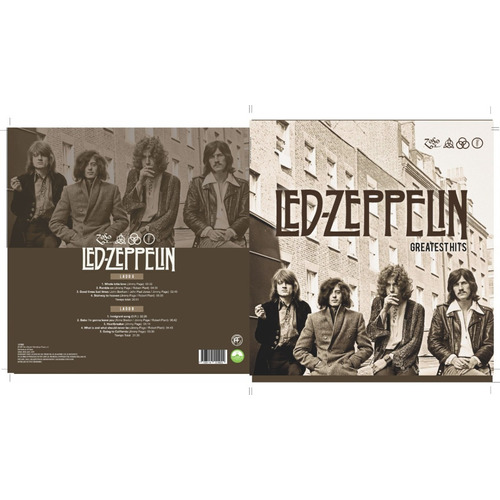 Led Zeppelin Greatest Hits Vinilo Nuevo Page Plant