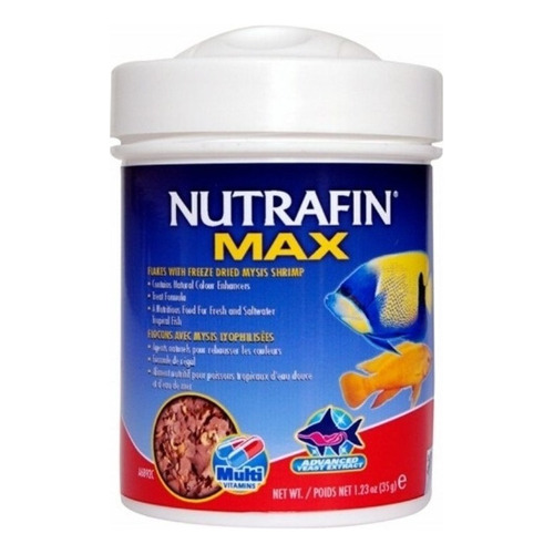 Alimento Camarones Liofilizados Shrimp Nutrafin Max  35 Grs