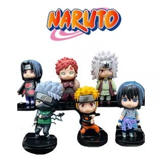 Set Figuras Naruto Shippuden Colección 10 Cm (6 Figuras)