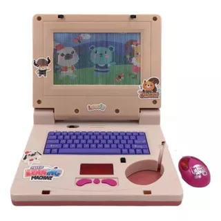 Notebook De Brinquedo Infantil Interativo Musical Luzes Som