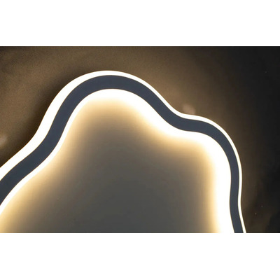 Plafón Led Dinámico Nube Luz Desing Iluminación Blanco Blanco