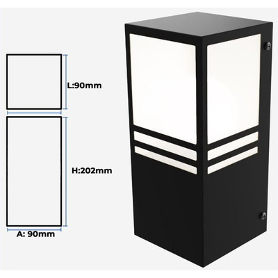 Farol Exterior Faroline Excelente Iluminacion Apto Led E27