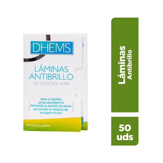 Laminas Antibrillo Dhems 50 Und Tipo De Piel Normal