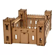 Castillo Fuerte Medieval Fibrofacil Mdf - El Mas Lindo! 