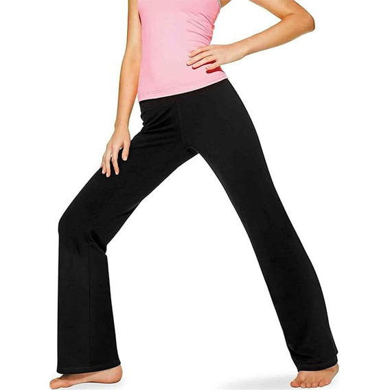 Pantalones De Mujer Sueltos Yoga Calza Pantalones Rectos