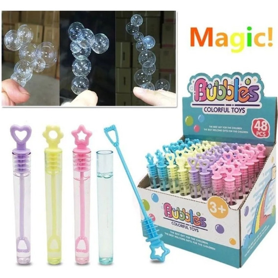 Pack Por 48 Mini Burbujas Juegos Para Niños Full Calidad