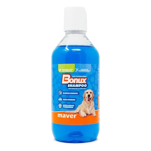 Bonux Shampoo 250mlcon Clorhexidina Elimina Bacterias Hongos