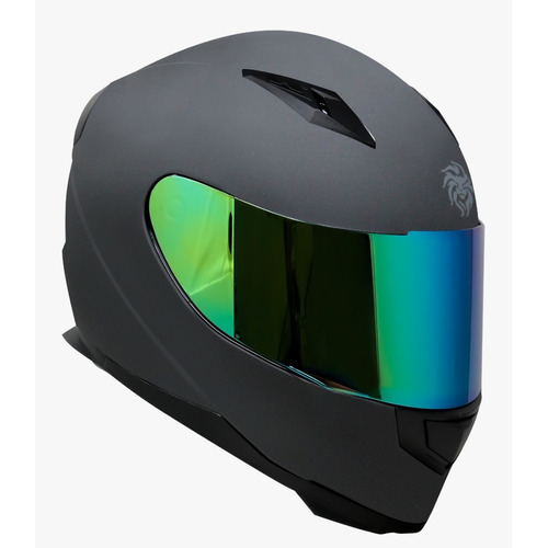 Casco Para Moto Kov Novak Negro Mate Mica Iridium Deportivo Tamaño del casco S (55-56 cm)