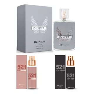 Kit 1 Perfume De 100ml + 2 De 15ml Escolha Os Perfumes