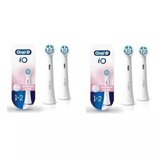 Refil Escova Dental Elétrica Io Ultimate Care C/ 4 Un Oral B
