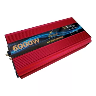 Inversor De Tensão 6000w 24v 220v Onda Senoidal Pura 60hz