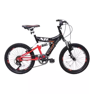 Mountain Bike Infantil Tk3 Track Xr 20 15  6v Freios V-brakes Câmbios Track Index Cor Preto/laranja