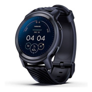 Smartwatch Motorola Moto Watch 100 1.3  Caja 42mm De  Aluminio  Phantom Black, Malla  Negra De  Silicona Y Bisel  Phantom Black