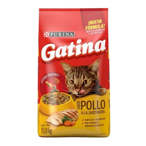 Gatina 15kg alimento Purina para gatos de todas las razas