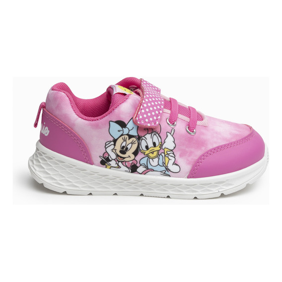 Zapatilla Urbana Niña Daisy Y Minnie Fucsia Disney