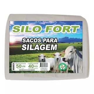 Sacos De Silagem Branco 51x110 - 200 Micras C/50 Unid