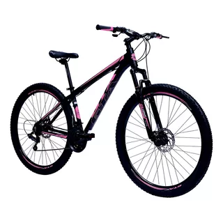 Bicicleta Aro 29 Gta 24v Reto Câmbio Shimano Freio De Disco Cor Preto/rosa Tamanho Do Quadro 15.5