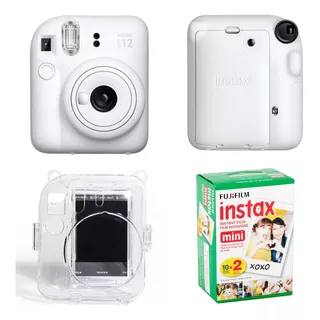 Camara Fujifilm Instax Mini 12 Estuche Y Rollo De 20 Fotos