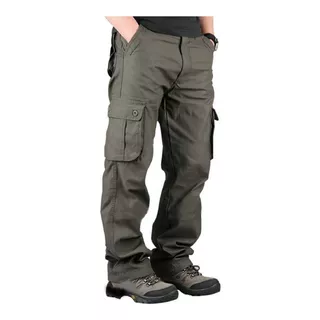 Pack X 3 Pantalon Hombre Cargo Gabardina Hard Work War Ffaa