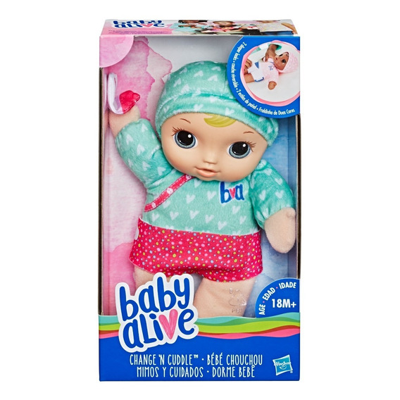 Muñeca Baby Alive Mimos Y Cuidados Rubia Hasbro