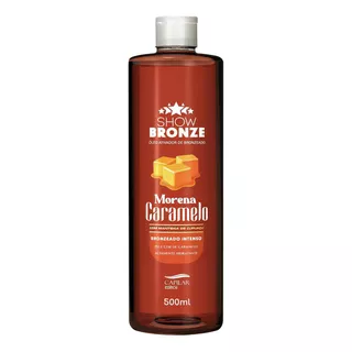 Óleo Ativador De Bronzeado Morena Caramelo 500ml Show Bronze