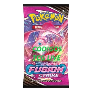 100 Codigos Sobres Golpe Fusion Pokémon Online Tcg Live