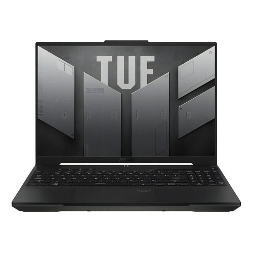 Notebook gamer  Asus TUF FA617NS negra 16", AMD Ryzen 7 7735HS  16GB de RAM 512GB SSD, Radeon RX 7600S 165 Hz 1920x1080px Windows 11 Home