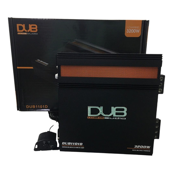 Amplificador Dub 2ch Clase D 3200w Max Dub1101d 1 Ohm