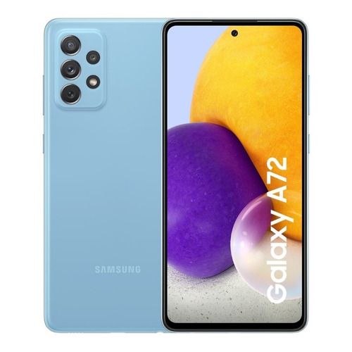 Celular Samsung Galaxy A72 128gb + 6gb Ram Azul Liberado Nfc Color Awesome blue