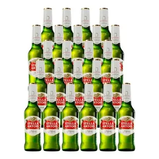 Cerveza Stella Artois Botella 330ml Caja Pack X 24
