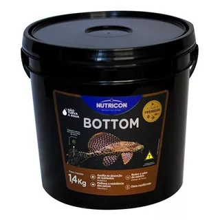 Ração Peixes De Fundo Cascudos Bottom Fish Nutricon 1,4 Kg