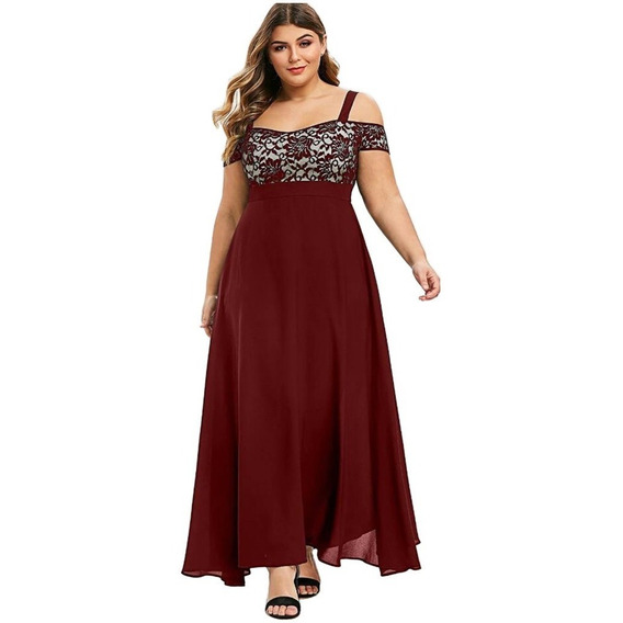 Vestidos De Noche Talla Grande Elegantes Largos Mujer