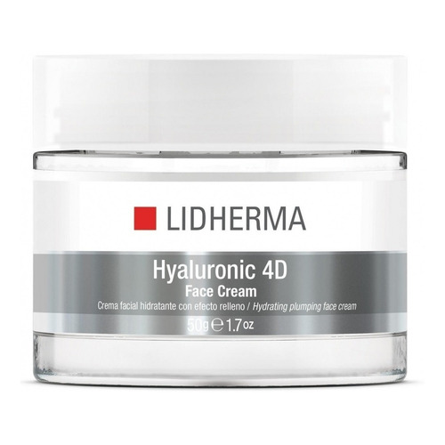 Lidherma Hialuronico Hyaluronic 4d Face Cream Hidratante Momento de aplicación Día/Noche Tipo de piel Todo tipo de piel