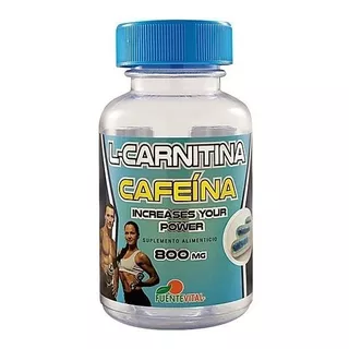 L-carnitina Cafeína Quemador De Grasa 800 Mg.