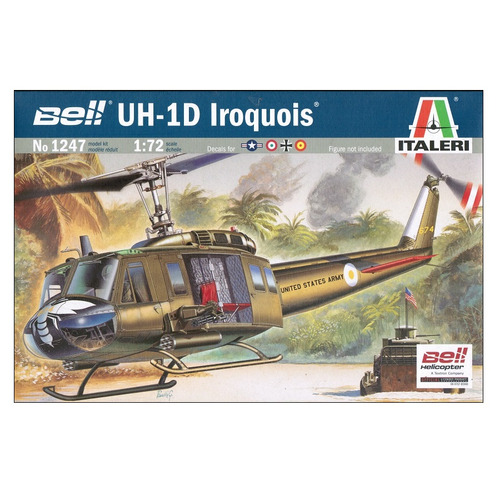 Helicóptero Bell UH-1d Iroquois - 1/72 Italeri 1247