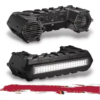 Bocina Sonido De Cuatrimoto Rzr Atv Aux Marina Bluetooth Led