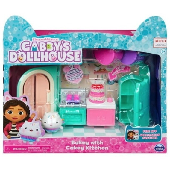 Gabby's Dollhouse Bakey - Cocina Con Figura Y Accesorios 