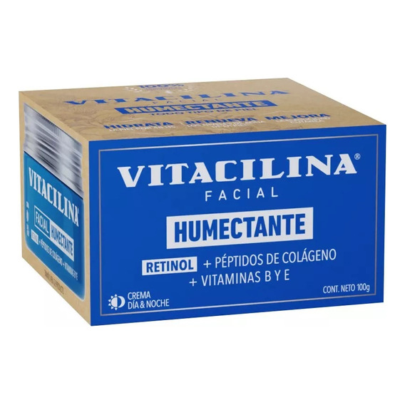 Vitacilina Facial Crema Humectante Con Retinol 100g Momento de aplicación Día/Noche Tipo de piel Todo tipo de piel