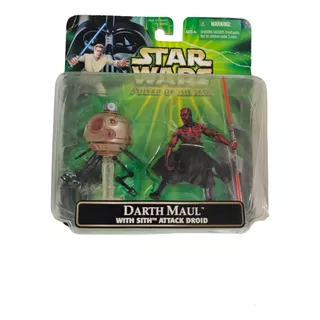 Figura Darth Maul Con Droide De Ataque Episodio 1