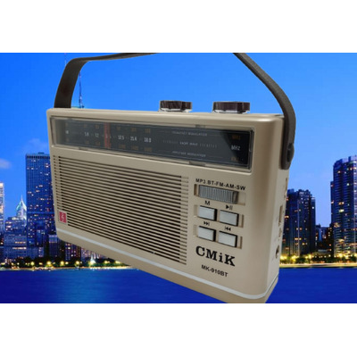 Radio Am Fm Sw Mp3 Recargable Blue Excelente Sintonia Sonido