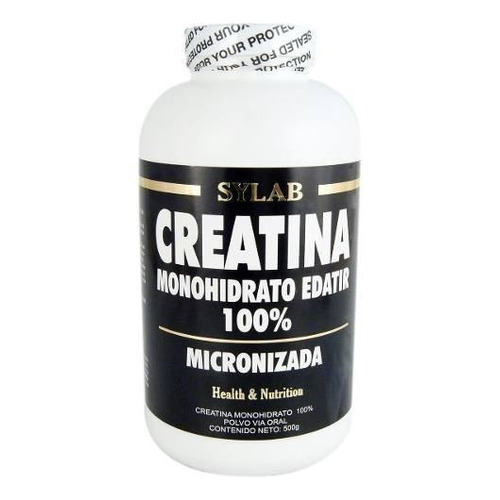 Suplemento en polvo Sylab  Health & Nutrition Creatina Monohidrato Edatir 100% creatina monohidrato en pote de 500g