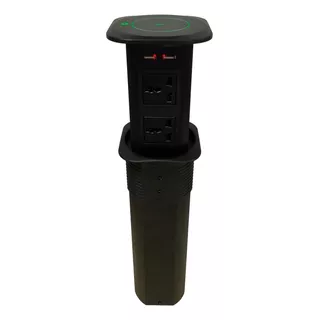 Torre Motorizada De 4 Tomadas + 4 Usb + Carrega Por Indução