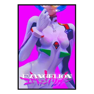 Cuadro Premium Poster 33x48cm Evangelion Personaje