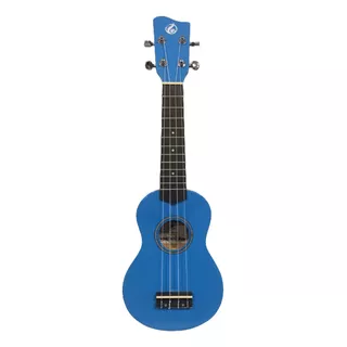 Ukelele Soprano Grape Con Funda Color Azul