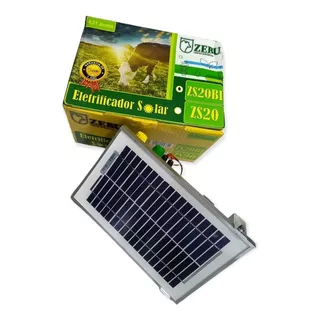 Aparelho Choque Solar Zs20bi C Bateria Moura Eletrificador 