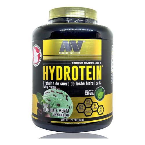 Suplemento en polvo Advance Nutrition  Hydrotein proteína sabor choco menta en pote de 2.27kg