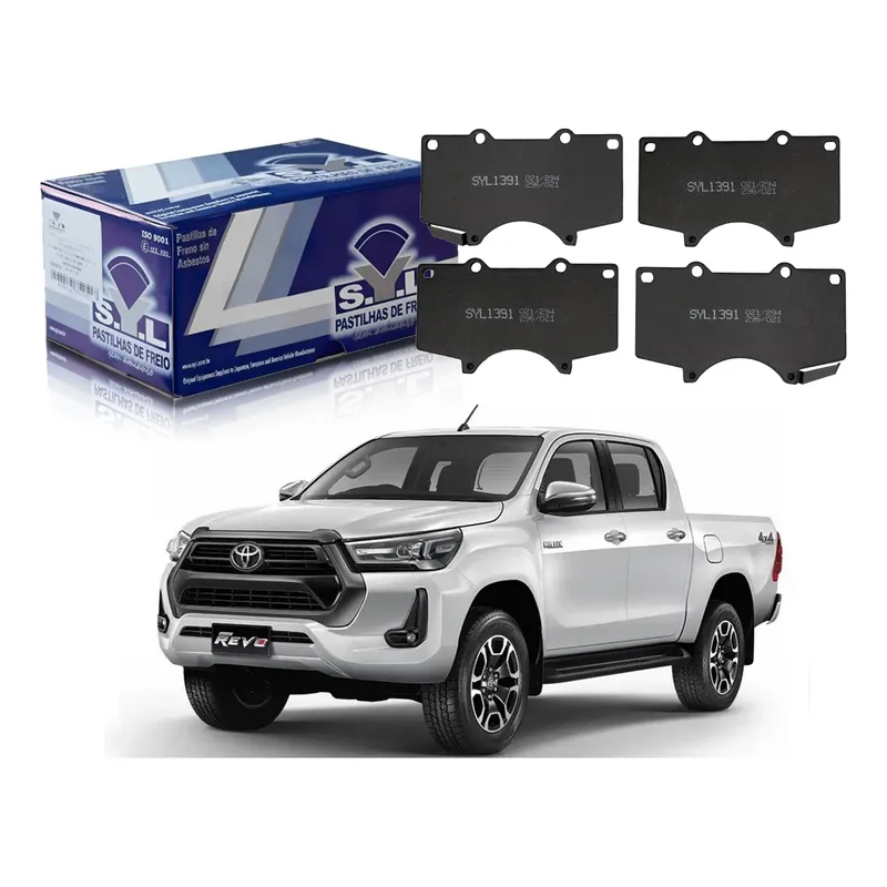 Pastilha Freio Dianteira Hilux 2.7 2.8 2016 A 2018