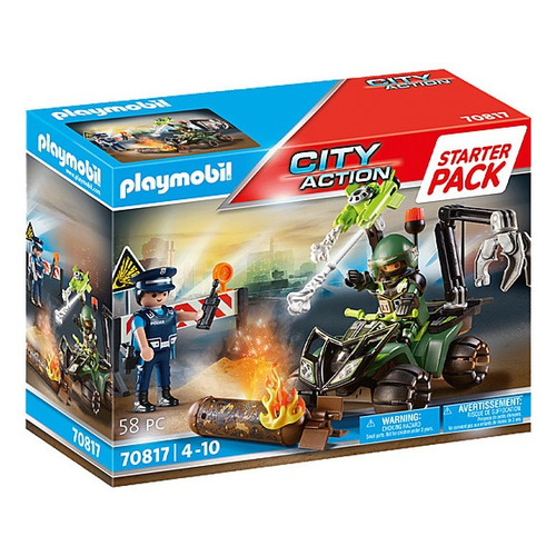 Figura Armable Playmobil Starter Pack Policía: Entrenamiento