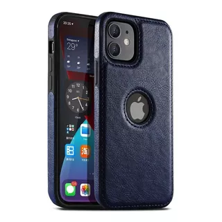 Funda Protector Mikki Para iPhone Tipo Piel Leather Case