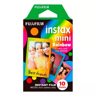 Filme Instax Mini Instantâneo Fujifilm Rainbow 10 Fotos 